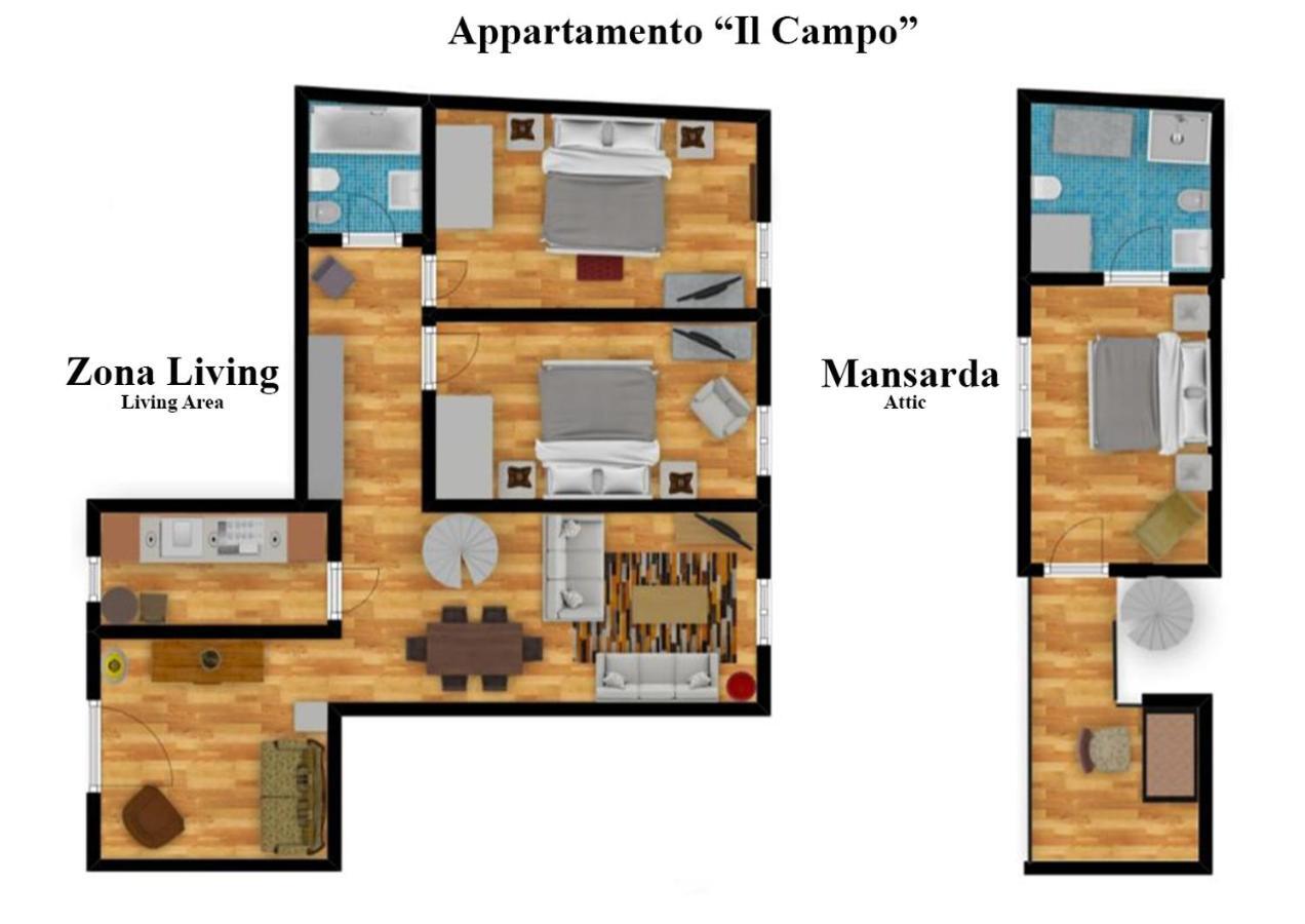 Appartamento Il Campo سيينا المظهر الخارجي الصورة
